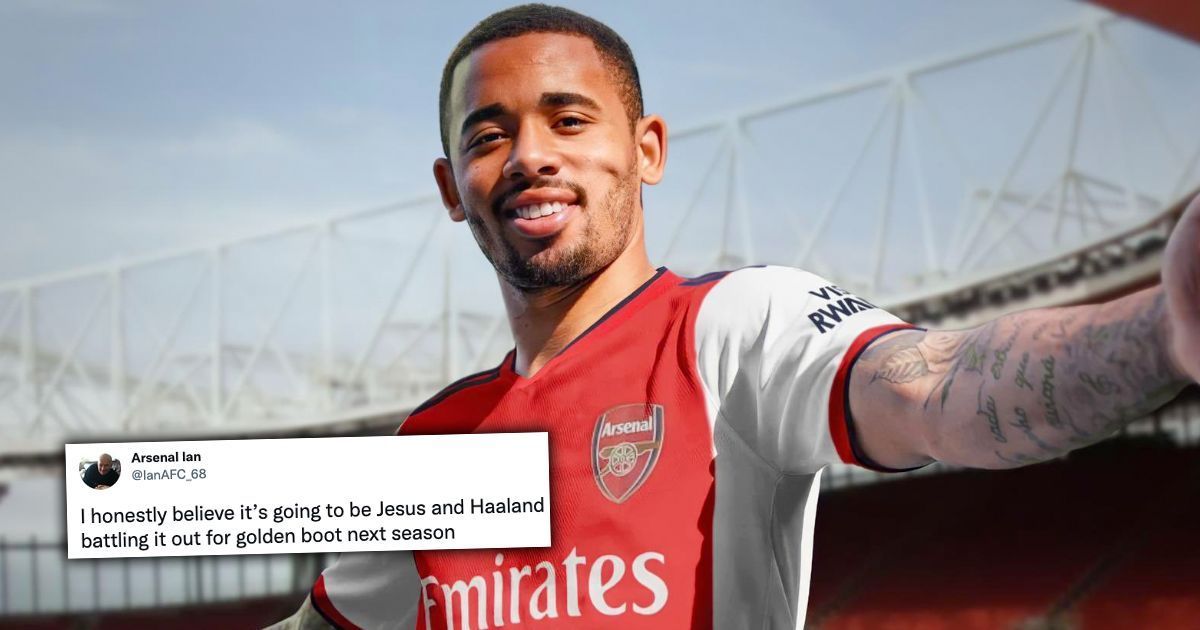 Arsenal fans delighted as Gabriel Jesus scores his third goal for the club