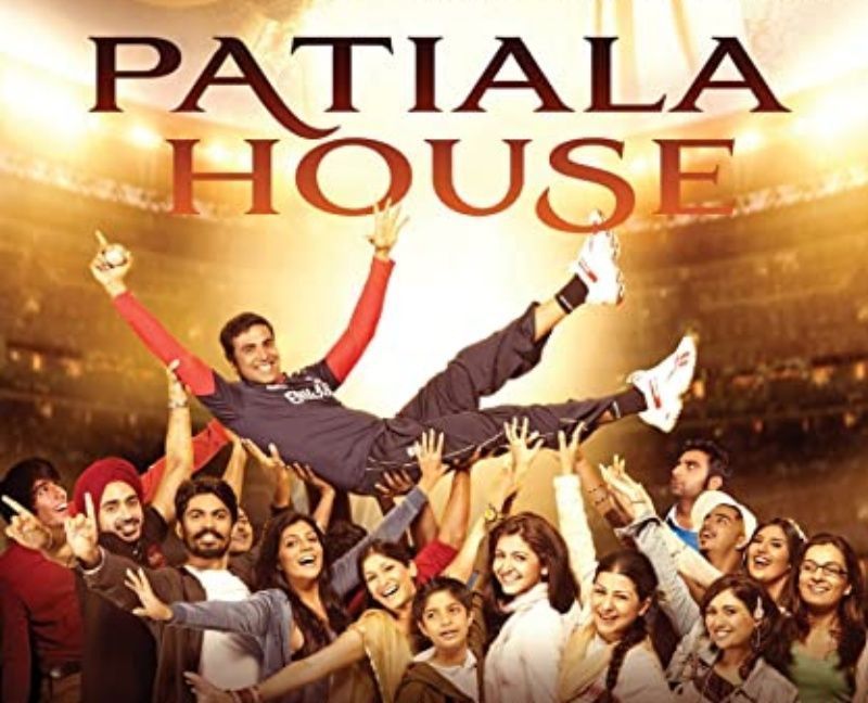 A poster of Akshay Kumar’s Patiala House, which had special appearances by many cricketers.