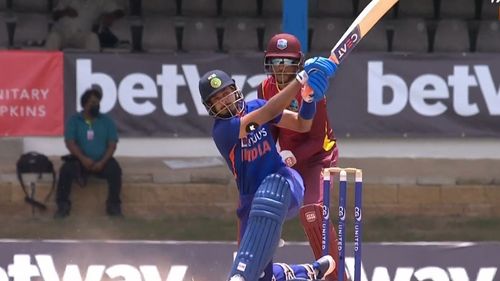 Shreyas Iyer has already scored 117 runs in two ODIs against the West Indies this series. (P.C.:Twitter)