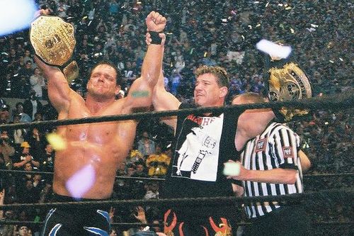 Chris Benoit and Eddie Guerrero