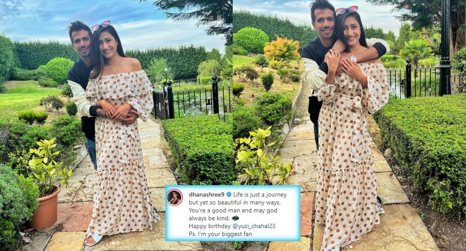 Dhanashree Verma wished Yuzvendra Chahal on his birthday with a special message on Instagram.