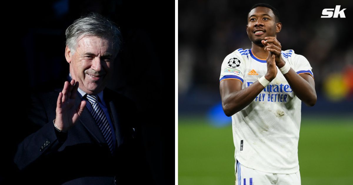 Real Madrid boss Carlo Ancelotti could deploy David Alaba as a left-back next season.