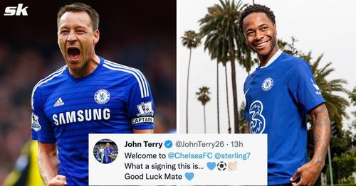 John Terry ecstatic with Raheem Sterling's transfer