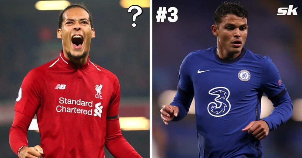 Virgil van Dijk (left) and Thiago Silva.