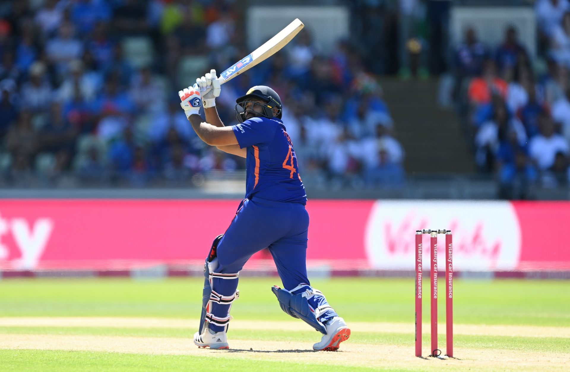 Rohit Sharma gave Team India a flying start in the company of Rishabh Pant