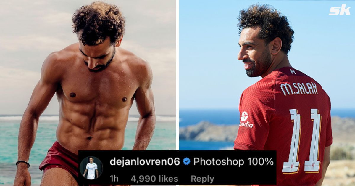 The Egyptian superstar has been on his off-season holiday.