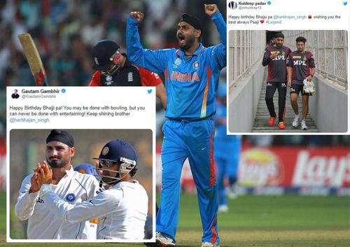 Twitterati showered wishes on ace Indian cricketer Harbhajan Singh.