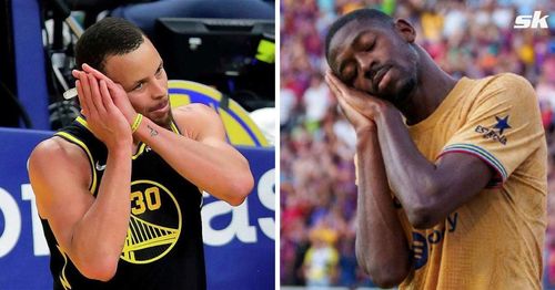 Stephen Curry approves Ousmane Dembele's 'Night Night' recreation