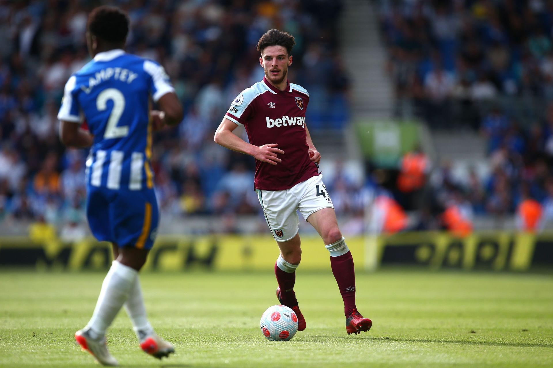 Declan Rice has been in top form for West Ham United recently