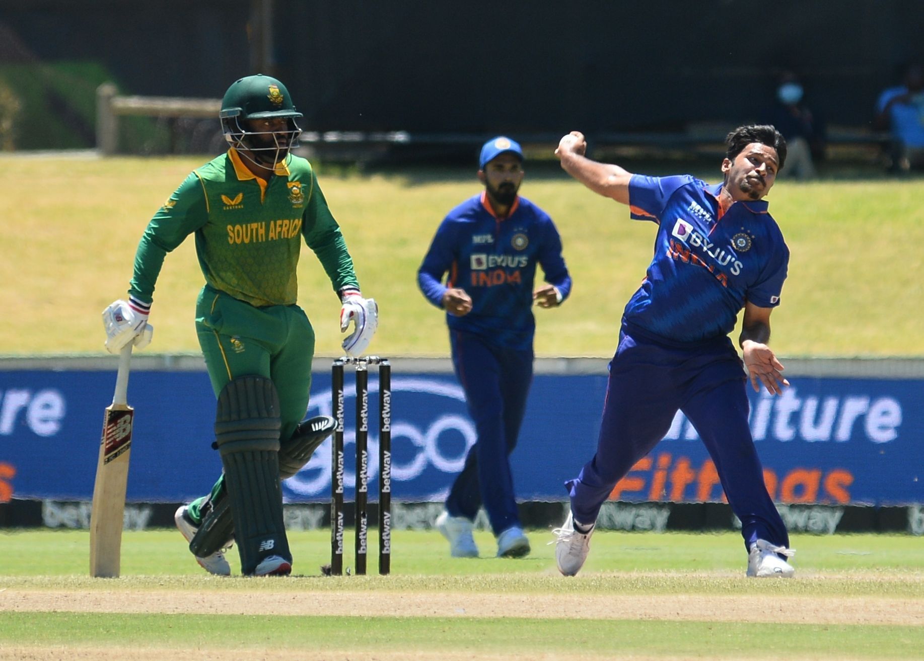 Team India all-rounder Shardul Thakur during the ODI series in South Africa. Pic: Getty Images