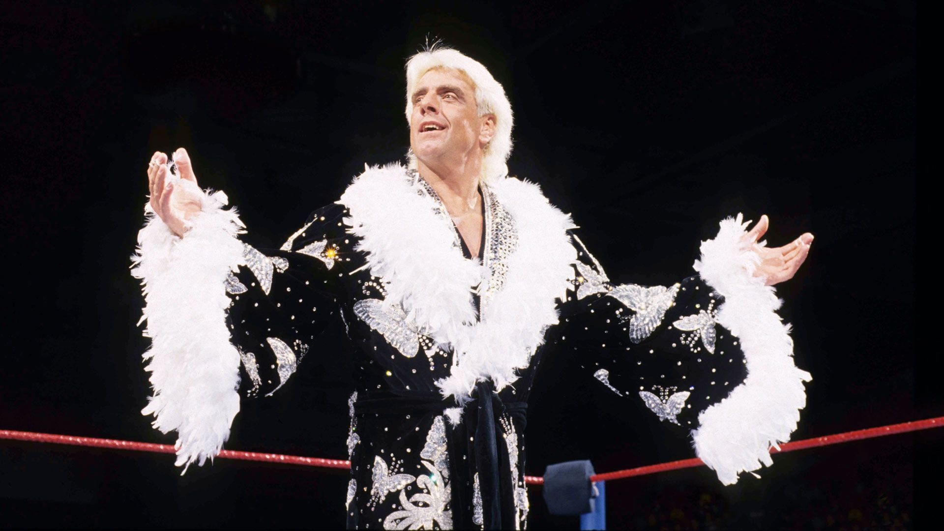 Ric Flair is well-known for wearing spectacular robes to the ring for his matches