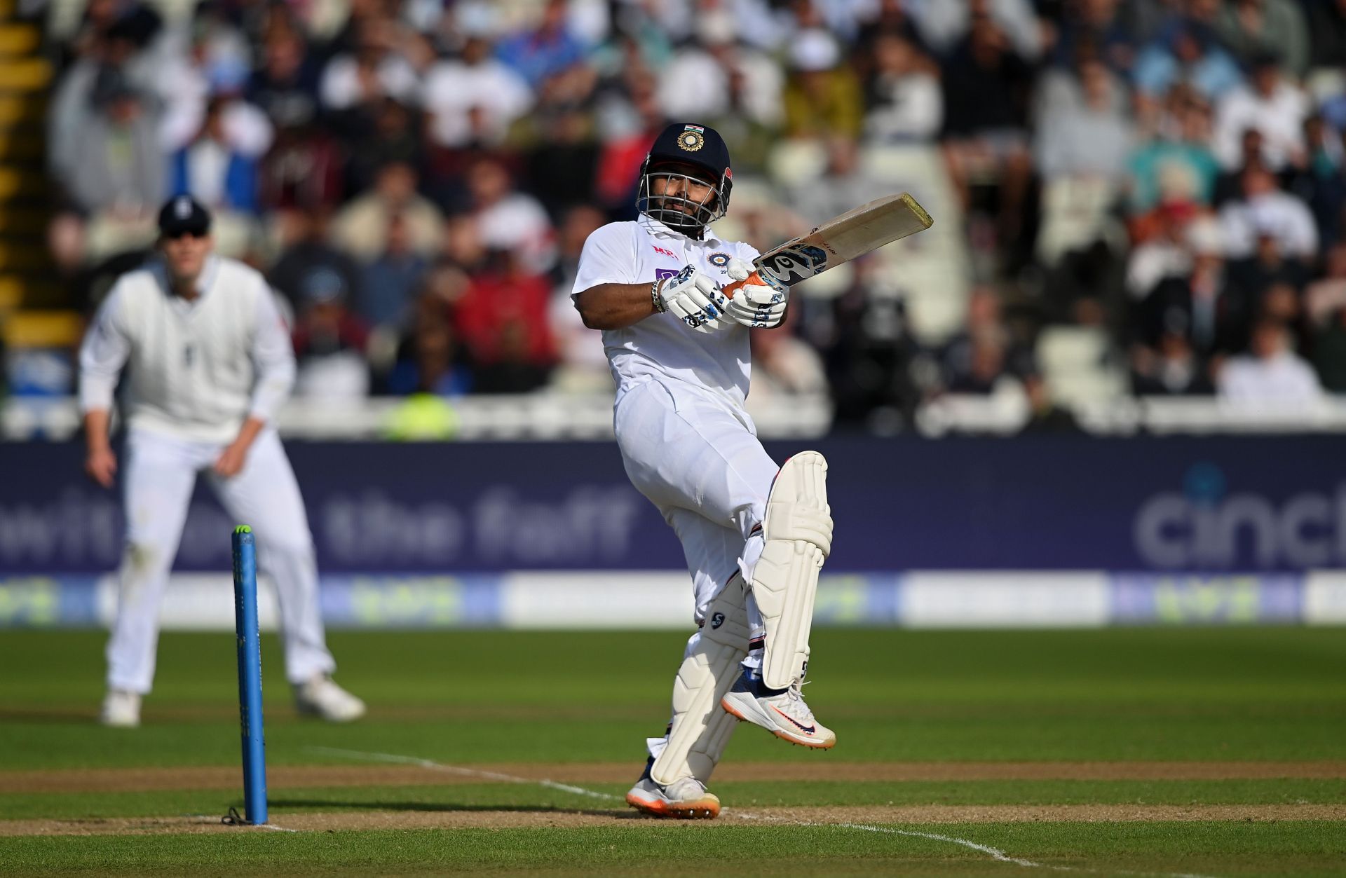 Rishabh Pant during his scintillating innings of 146. Pic: Getty Images