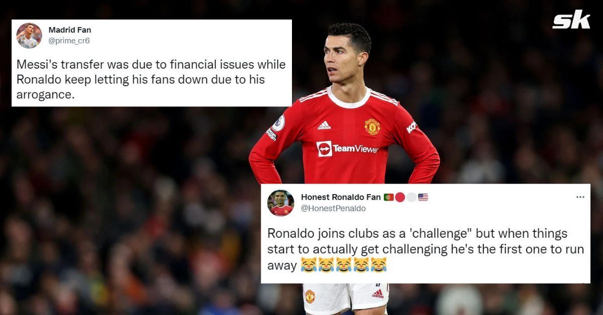Rival fans on reports of Cristiano Ronaldo wanting to leave Manchester United