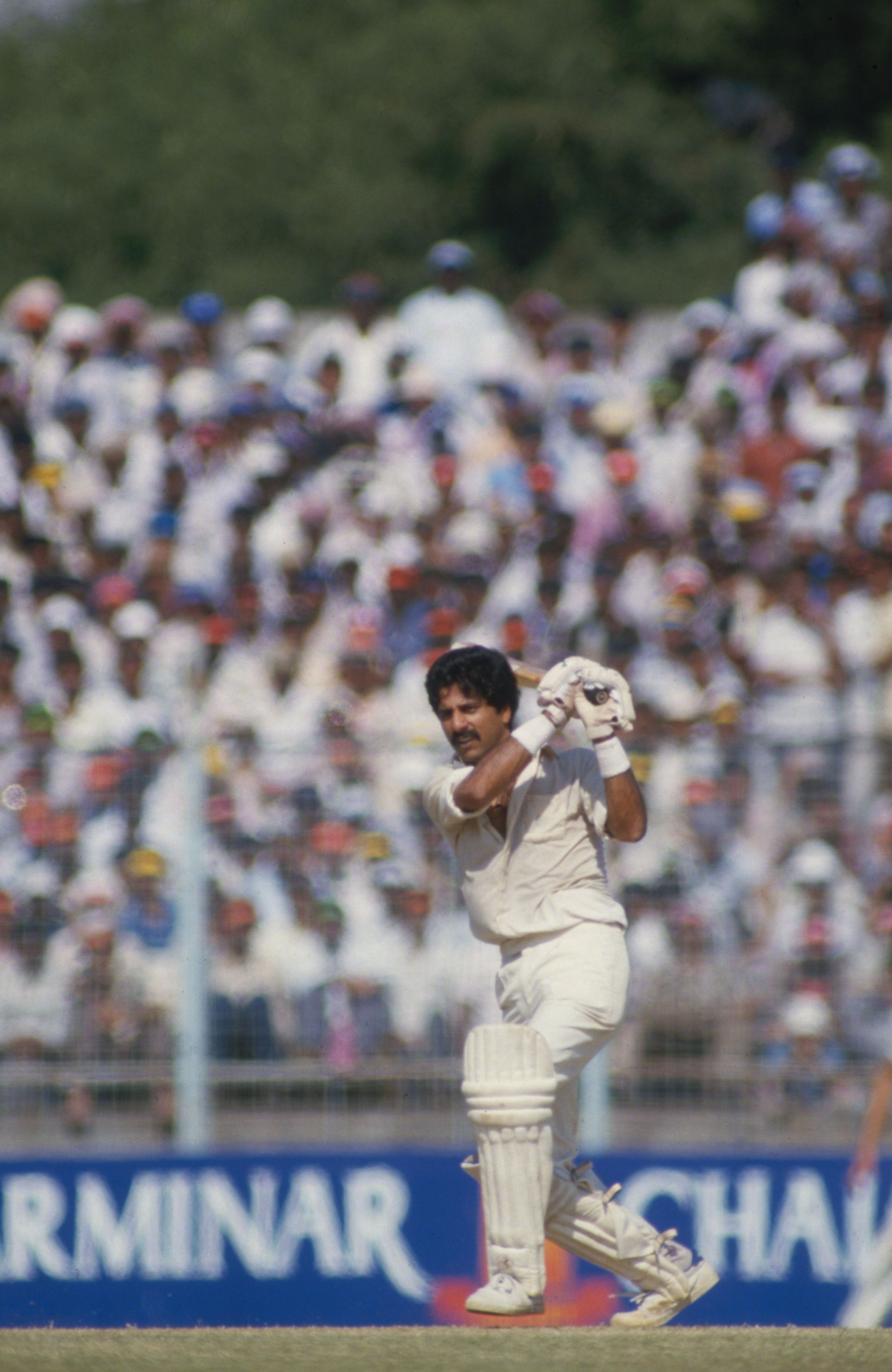 Kris Srikkanth's battng style was both innovative and entertaining.