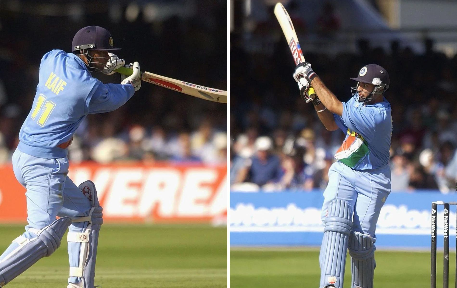 Mohammad Kaif (L) and Yuvraj Singh. (Pics: Getty)