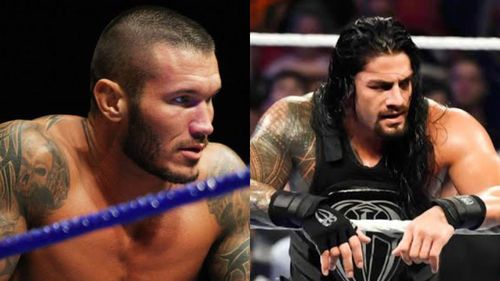 Randy Orton (left); Roman Reigns (right)