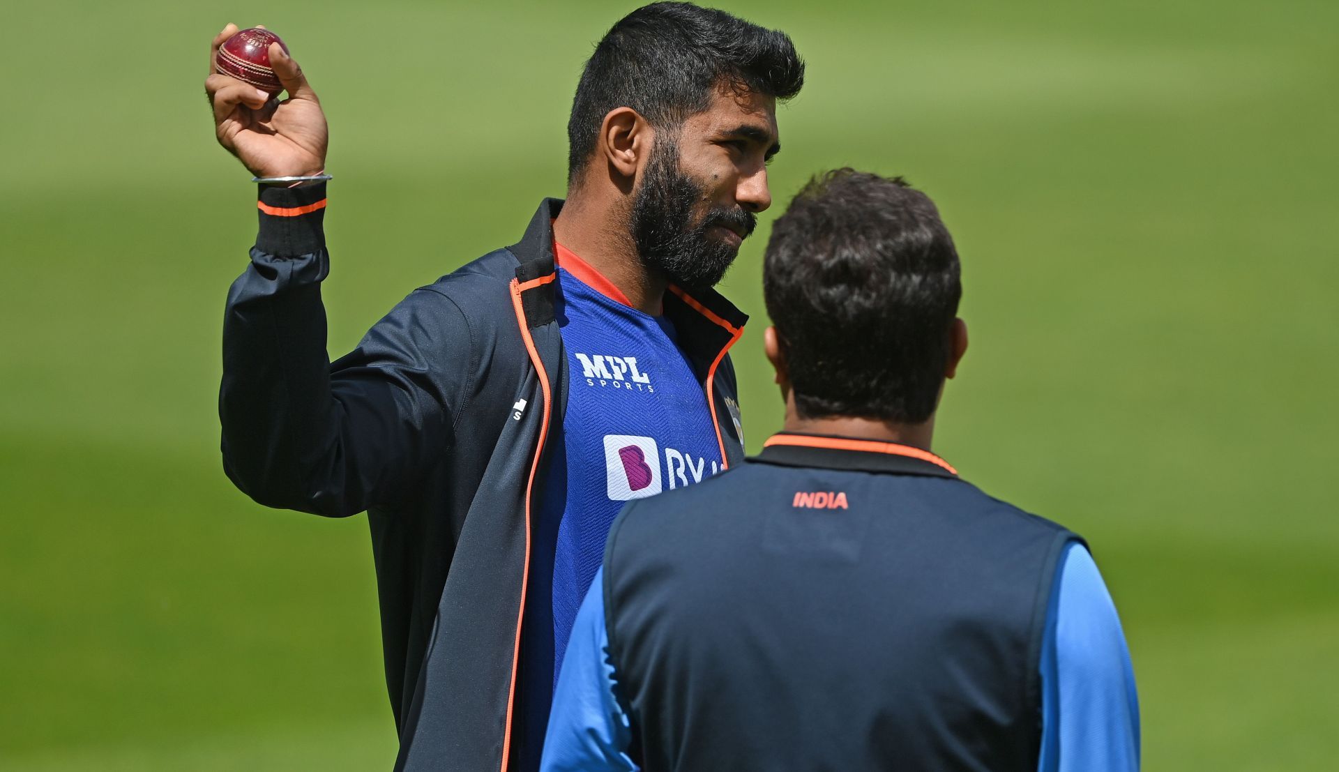 Jasprit Bumrah during a nets session. Pic: Getty Images