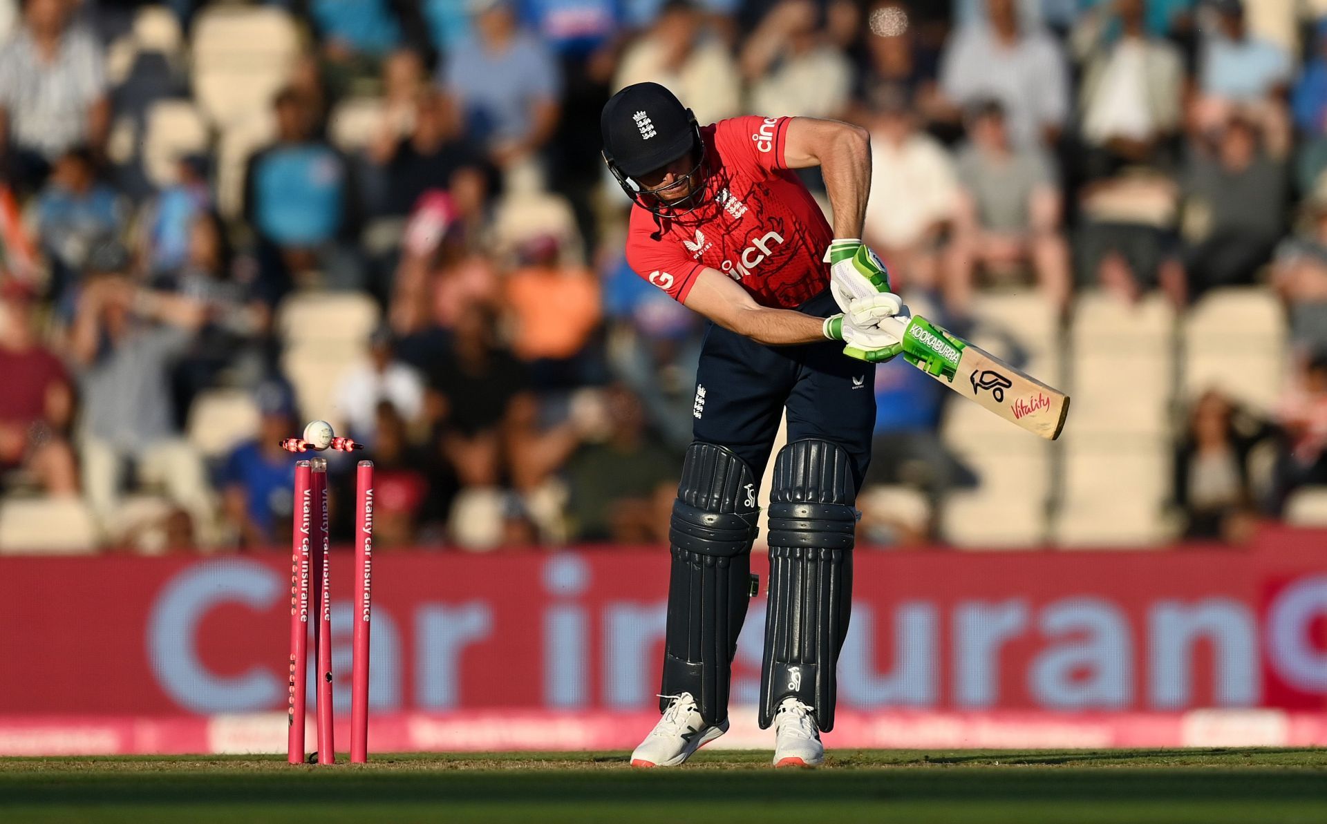 Jos Buttler failed to make a mark in his first match as England&#039;s full-time white-ball captain.