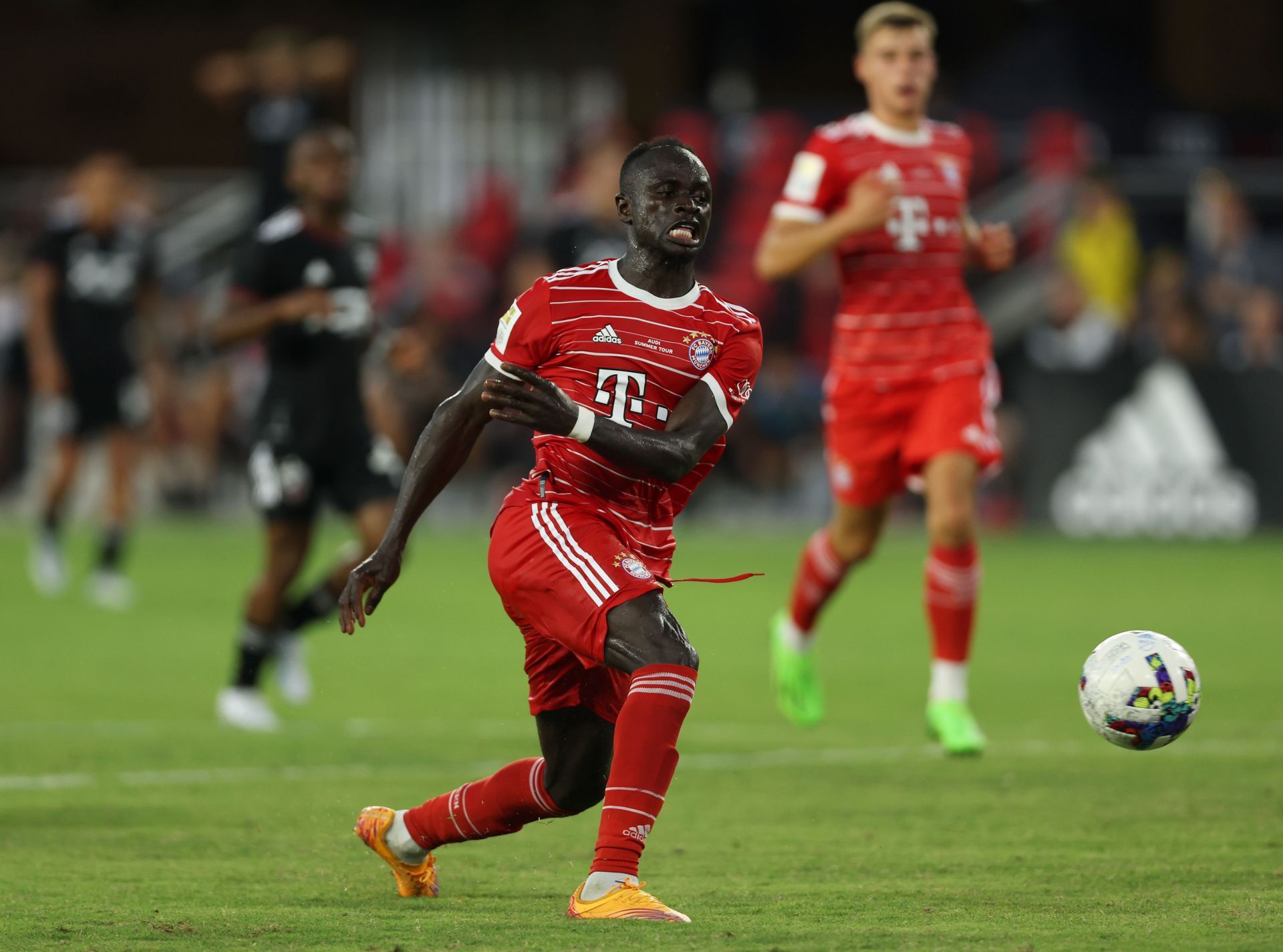 The winger is already off to work with the Bavarians