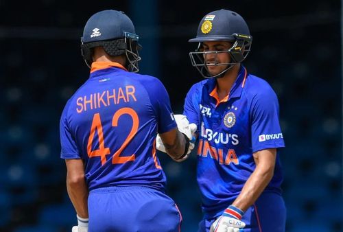 Shikhar Dhawan and Shubman Gill formed a solid pair for India in the series