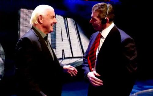 The 16-time world champion with the former Chairman of WWE