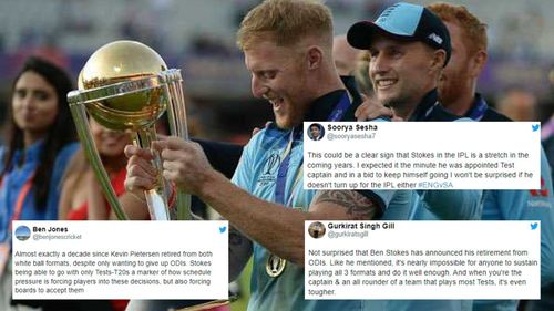 Ben Stokes' incredible knock in the 2019 World Cup final will arguably be his best moment in this format. (P.C.:Twitter)