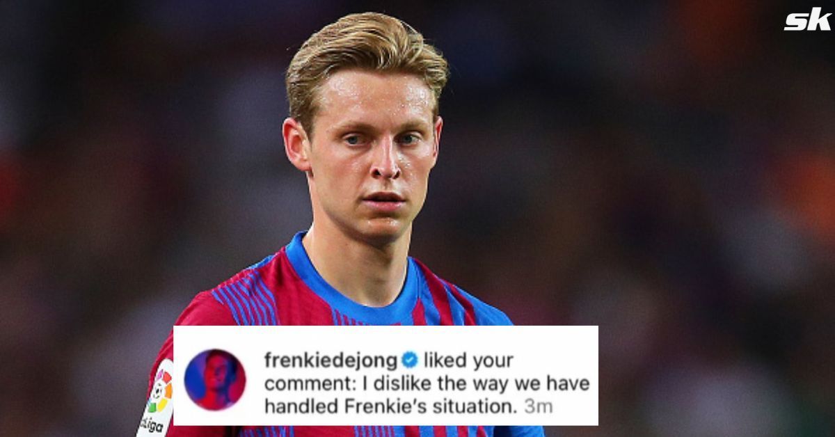 There still seems to be no end to the Frenkie de Jong transfer saga.