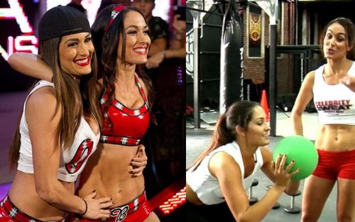 WWE Hall of Famers Nikki & Brie (The Bella Twins)