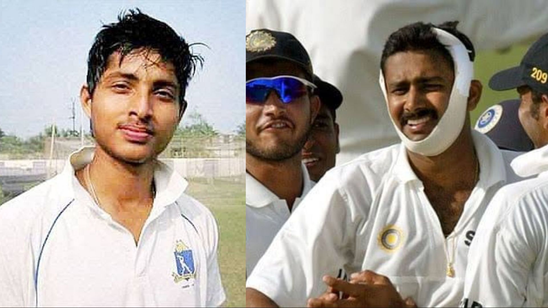 Ankit Keshri (L) and Anil Kumble are two Indian cricketers who suffered nasty injuries on the field (Image: Sportskeeda)