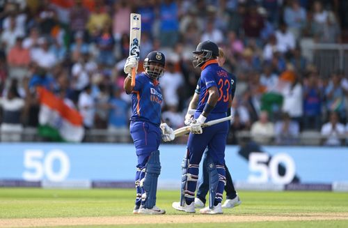 Rishabh Pant (left) and Hardik Pandya. Pic: Getty Images