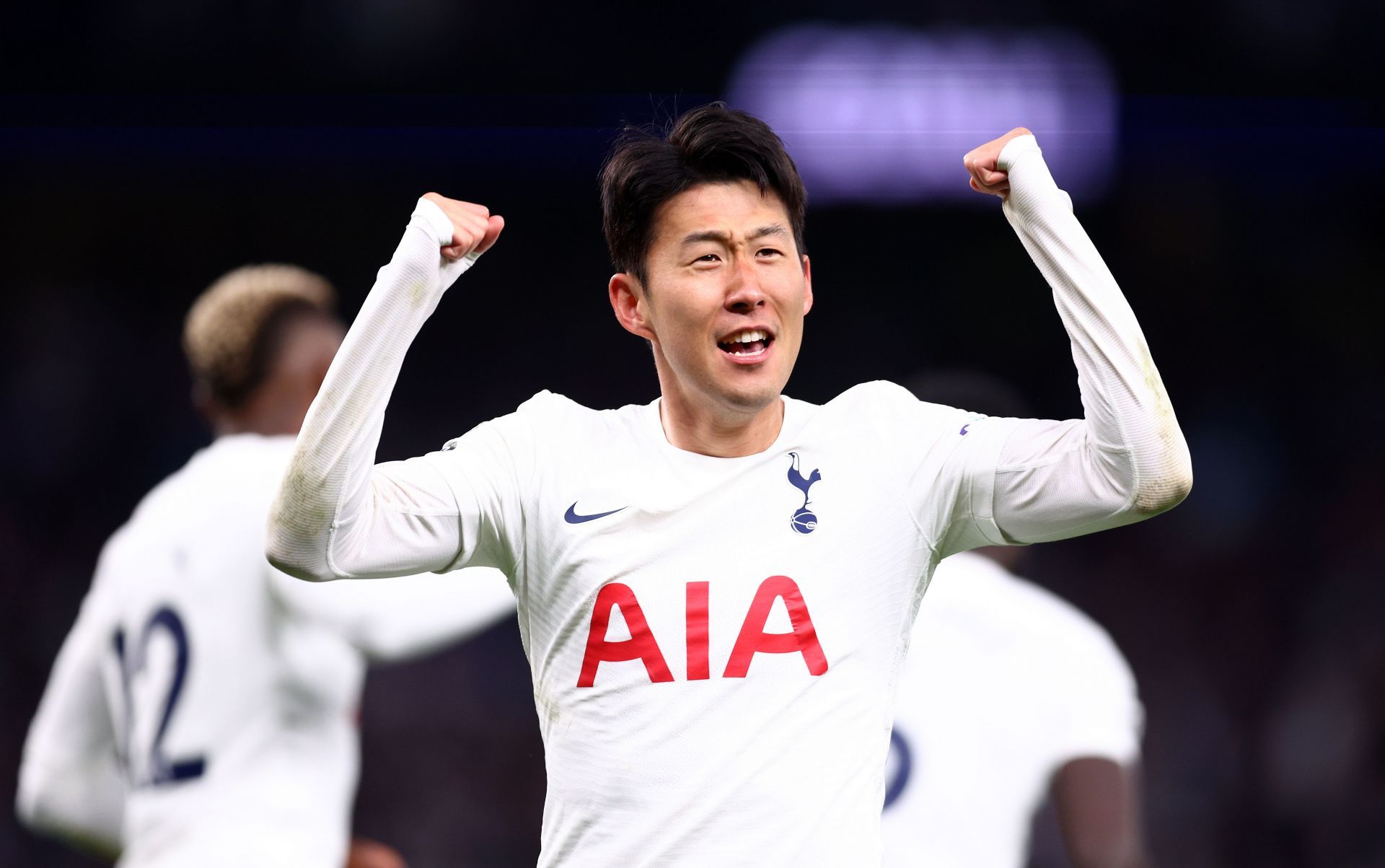 Son Heung-Min in action for Tottenham Hotspur against Arsenal