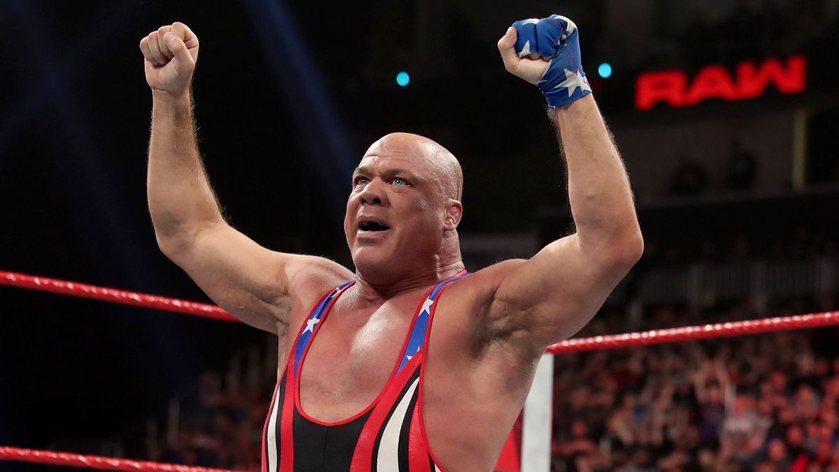 Kurt Angle&#039;s last WWE match was at WrestleMania 35