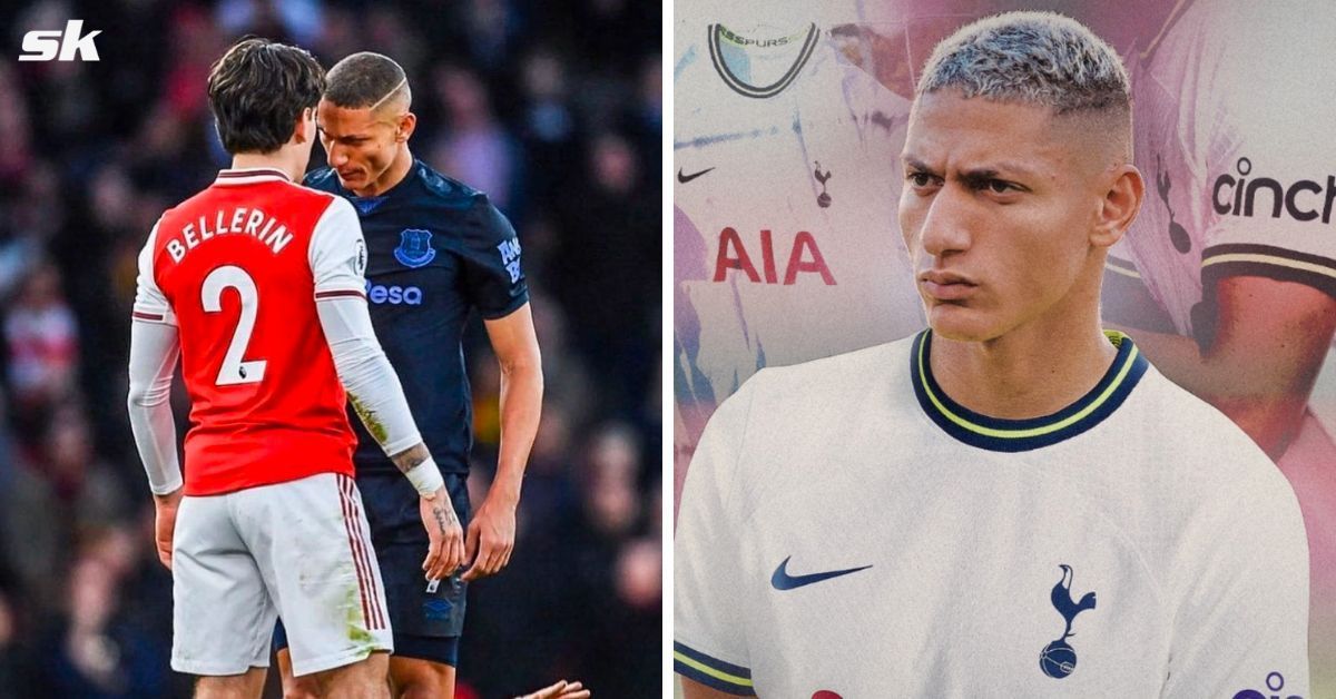 Tottenham&#039;s new signing Richarlison&#039;s post featuring Arsenal