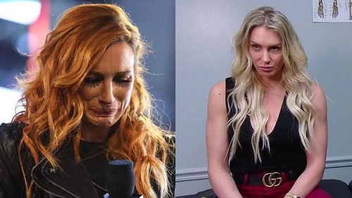 WWE's Becky Lynch(L); Charlotte Flair(R)