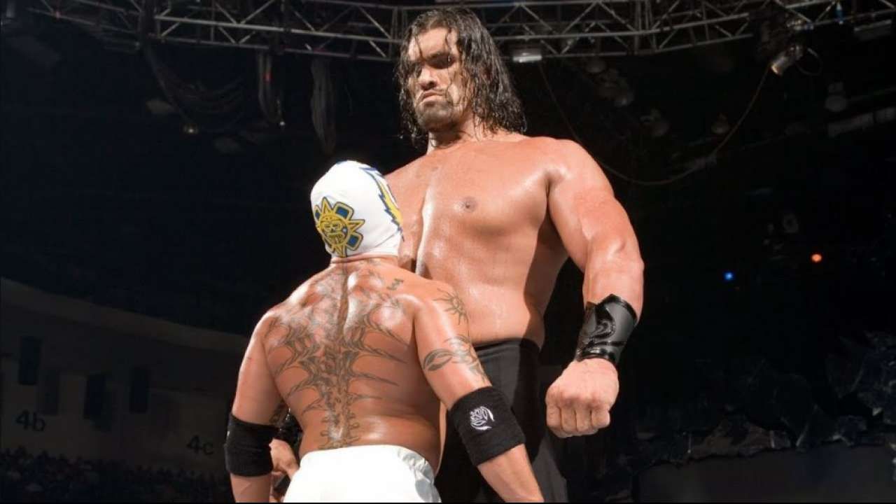 The Great Khali had an intimidating presence.