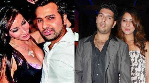 Rohit Sharma and Yuvraj Singh's names were linked to popular Bollywood actresses once upon a time