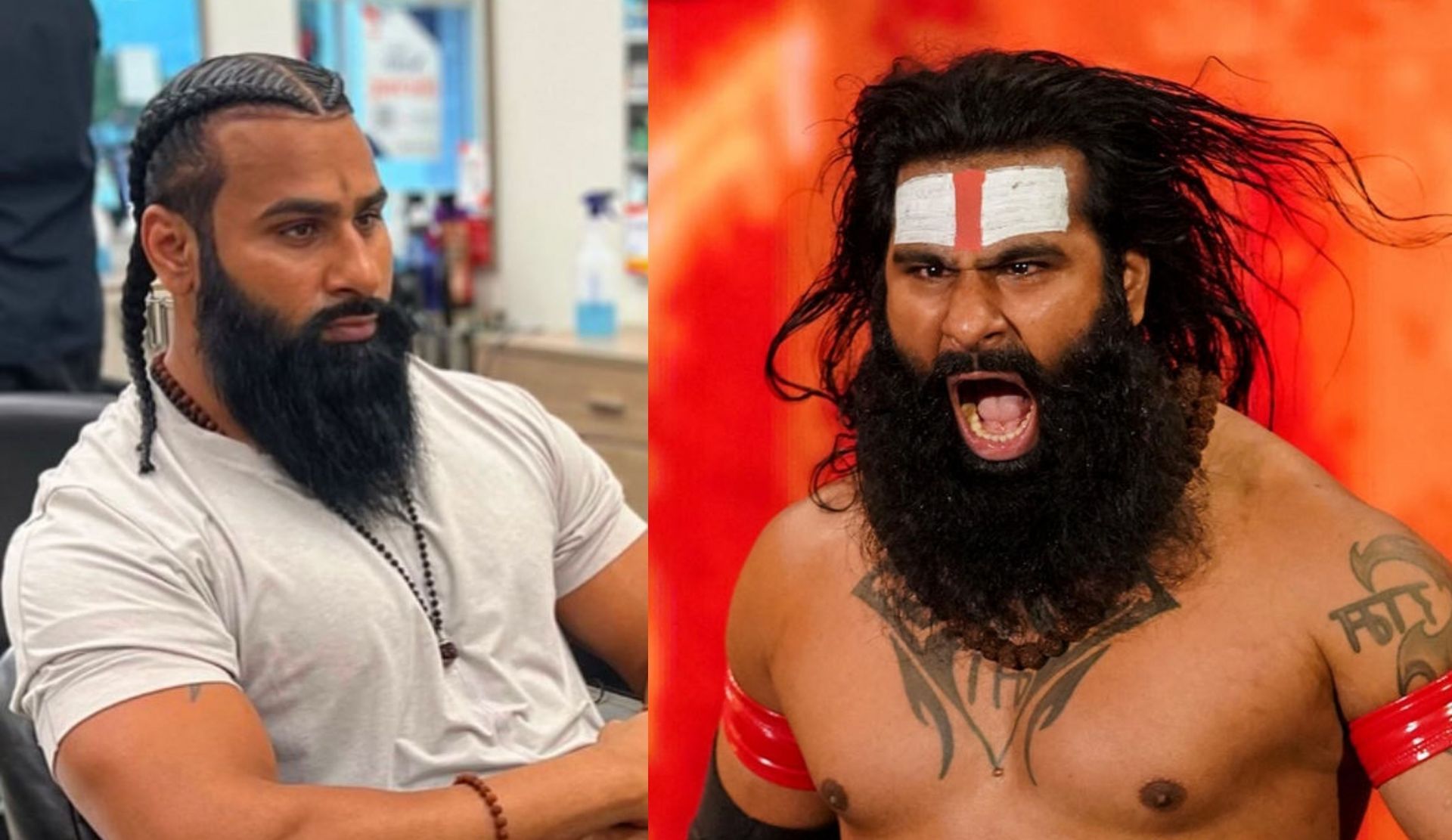 WWE सुपरस्टार वीर महान का नया हेयरस्टाइल जबरदस्त है