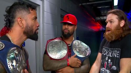 Sami Zayn spent most of his night on WWE SmackDown annoying The Usos