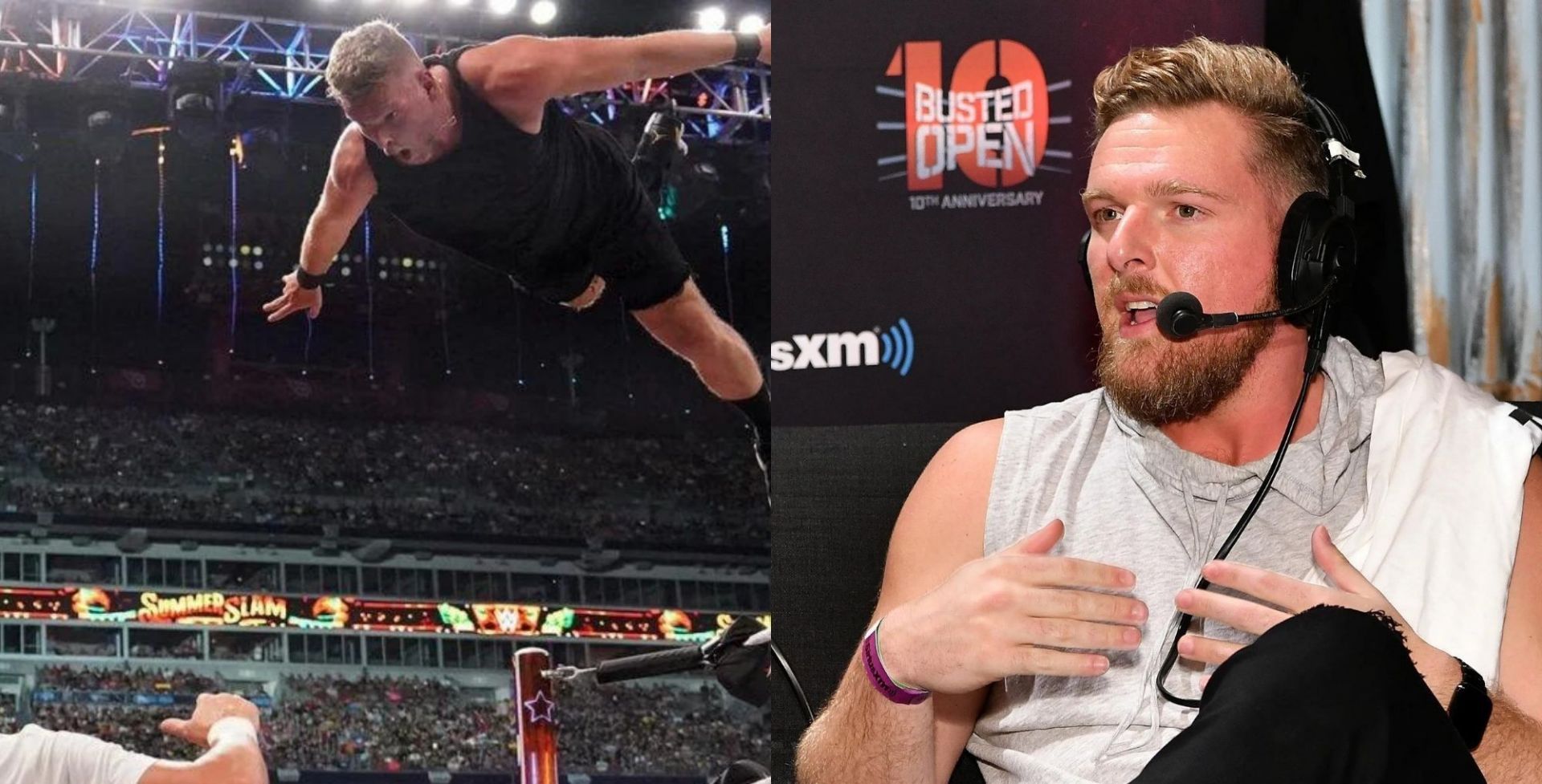 Pat McAfee toppled Baron Corbin at SummerSlam