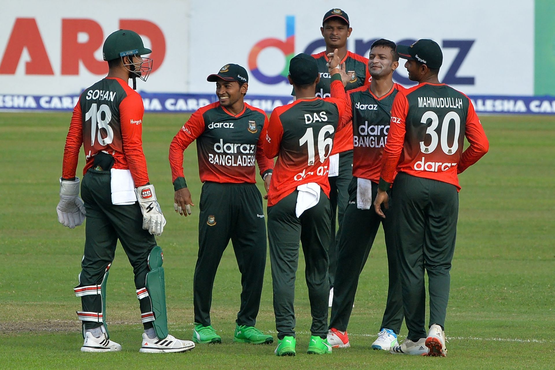 Bangladesh Cricket Team in action (Image courtesy: ICC Cricket)