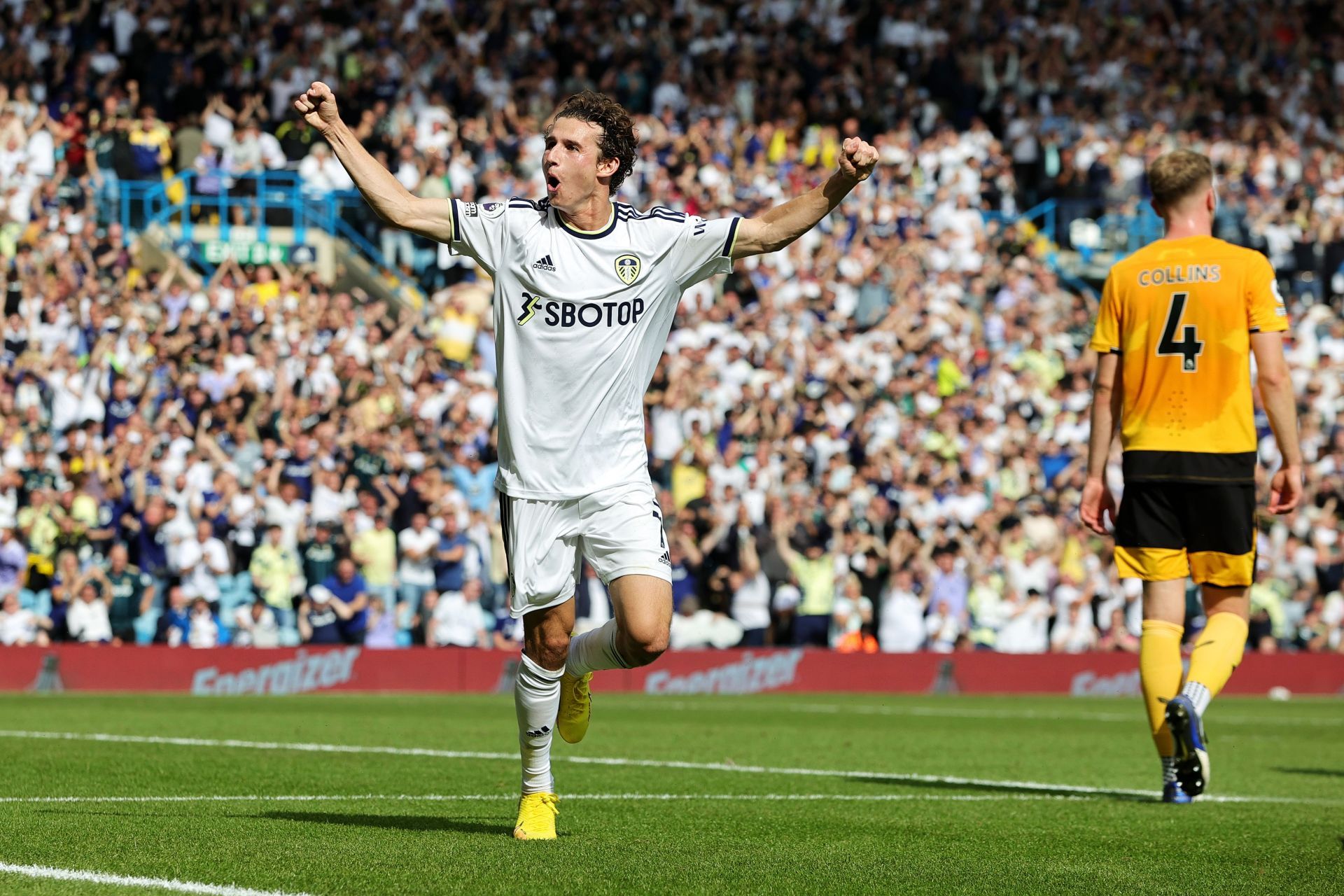 Brendon Aaronson began his time in the Premier League with an excellent display against Wolverhampton Wanderers.