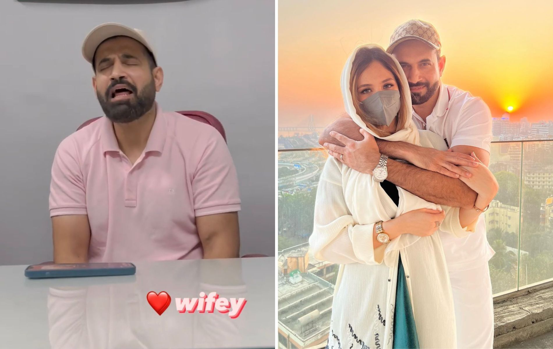 Irfan dedicated a special song to his wife. (Pics: Instagram)
