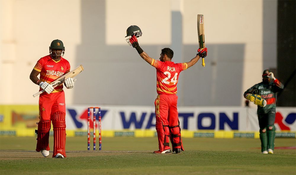 सिकंदर रजा ने शानदार शतक लगाया (Photo Credit - Zimbabwe Cricket)