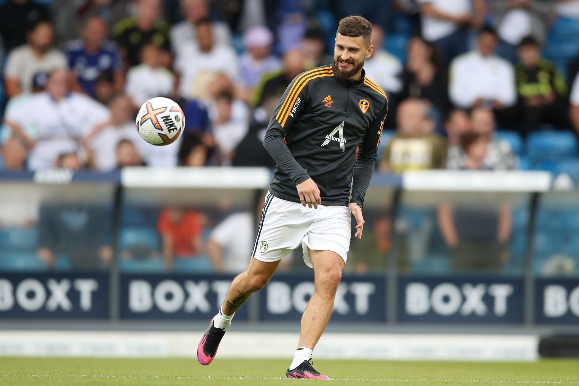 Leeds United in pre-season action