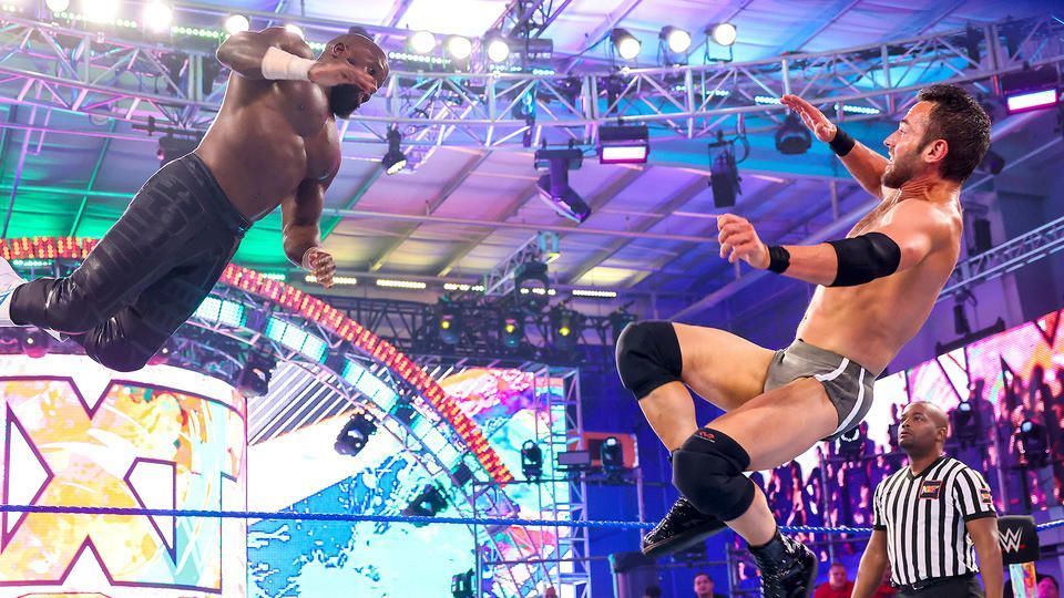 Roderick Strong failed to put down Apollo Crews