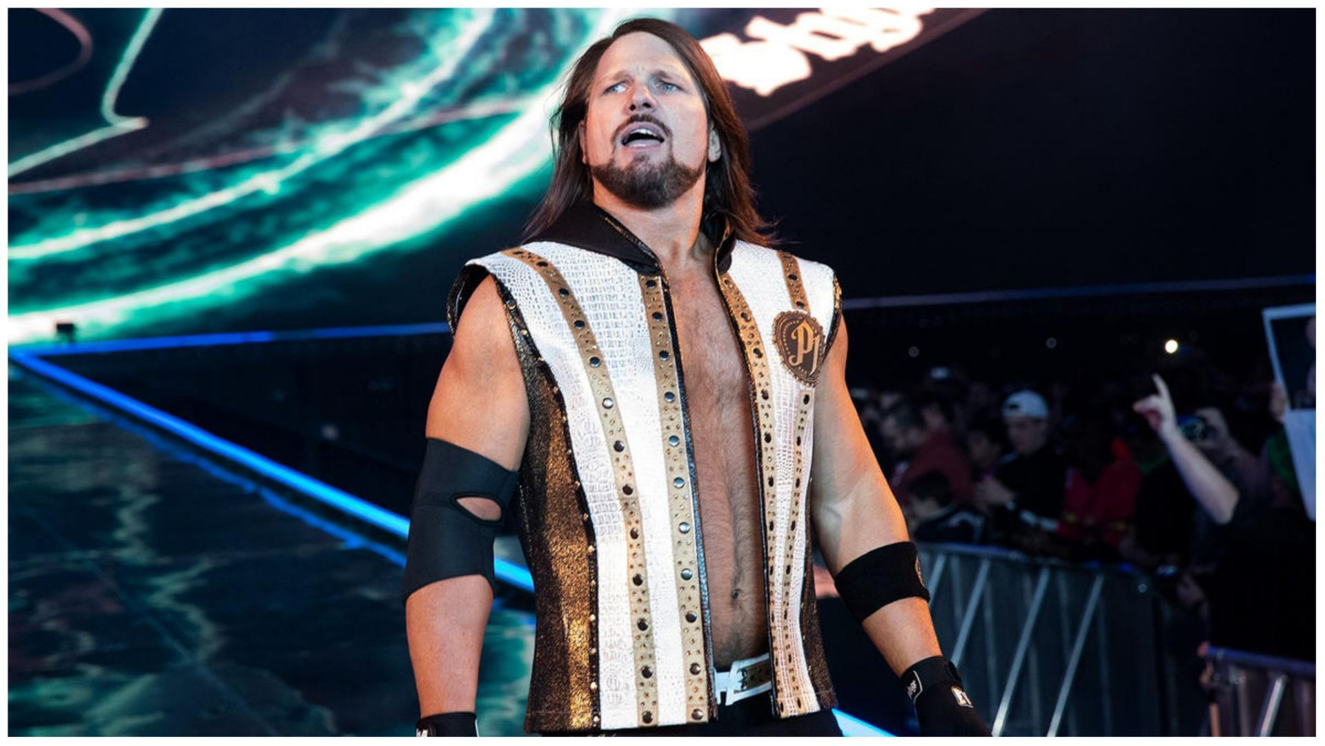 AJ Styles makes his WWE entrance