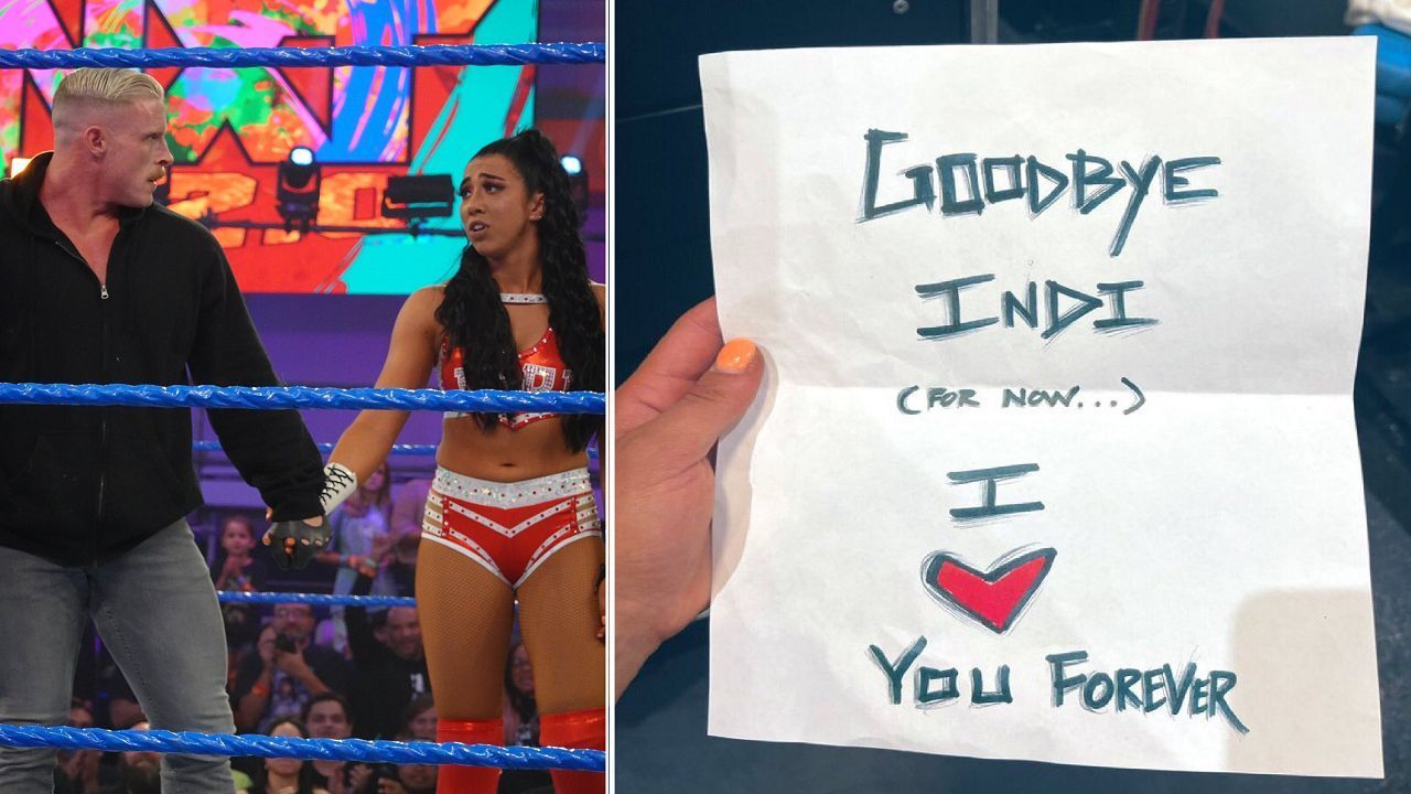 Dexter Lumis recently came to meet Indi Hartwell on NXT