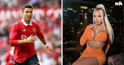 Cristiano Ronaldo and Daniella Chavez (Chavez image credit - @daniellachavezc Twitter account)