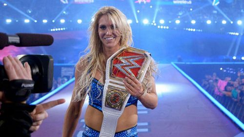 Charlotte as WWE RAW Women's Champion