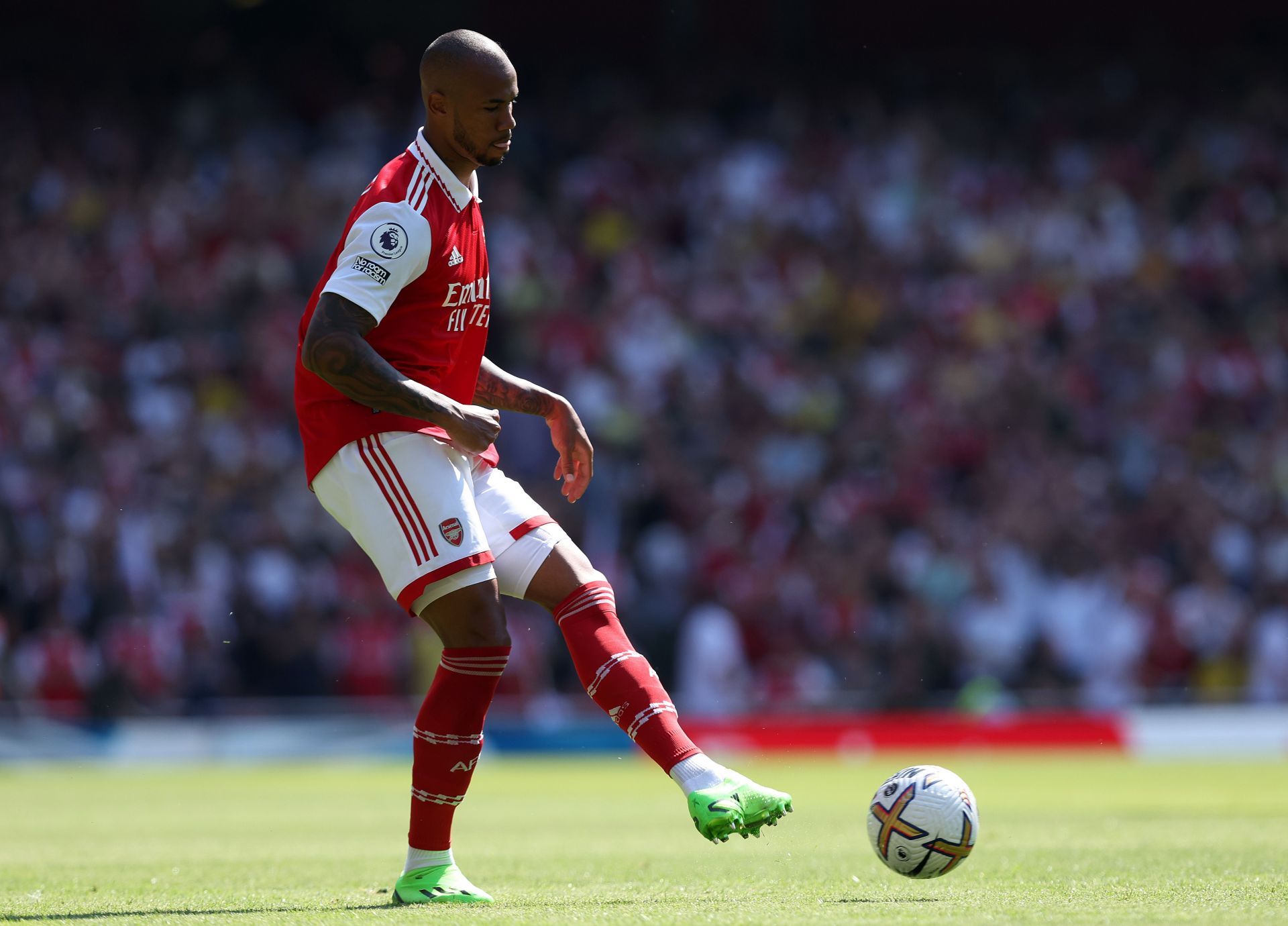 Gabriel Magalhaes has gone from strength to strength at the Emirates.